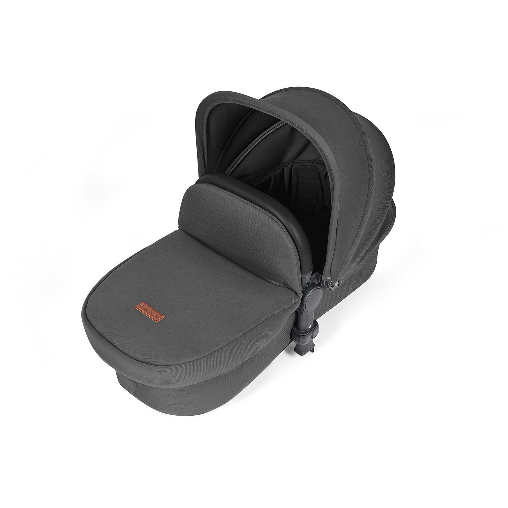 Ickle Bubba Stomp Luxe All-in-One Travel System with Isofix Base in Black/Charcoal Grey/Black Travel Systems 10-011-300-206 5056515026450