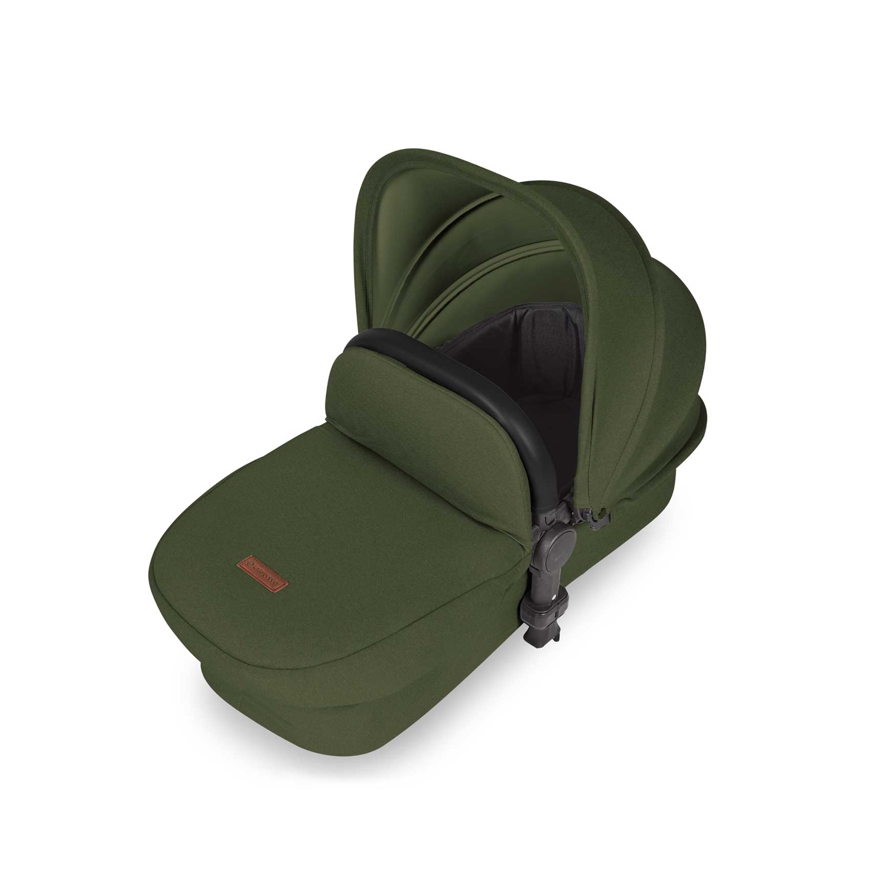 Ickle Bubba Stomp Luxe All-in-One Travel System with Isofix Base in Black/Woodland/Black Travel Systems 10-011-300-138 5056515026511