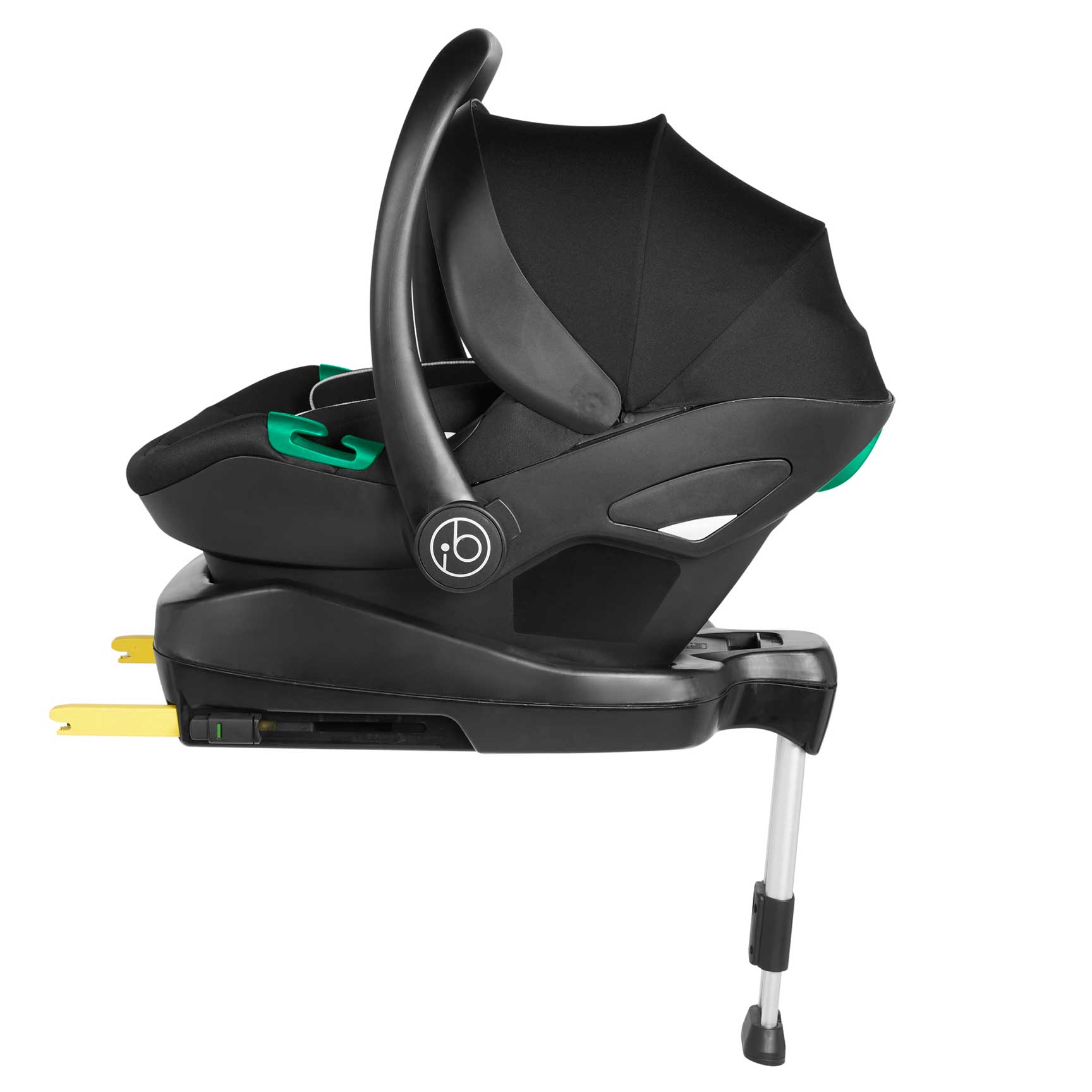 Ickle Bubba Stomp Luxe All-in-One Travel System with Isofix Base in Black/Woodland/Black Travel Systems 10-011-300-138 5056515026511