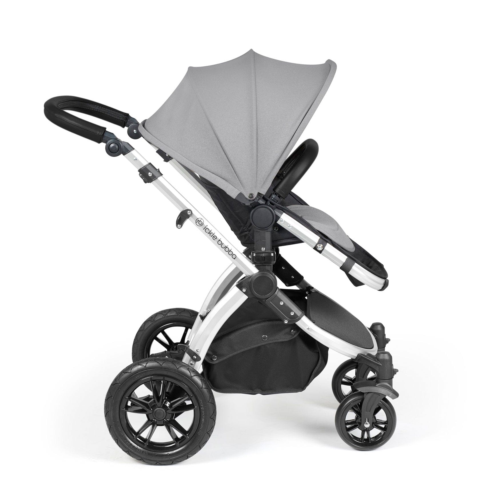 Ickle Bubba Stomp Luxe All in One Travel System with Isofix Base in Si