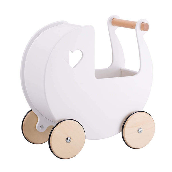 Buy Moover Wooden Dolls Pram Natural Baby Co