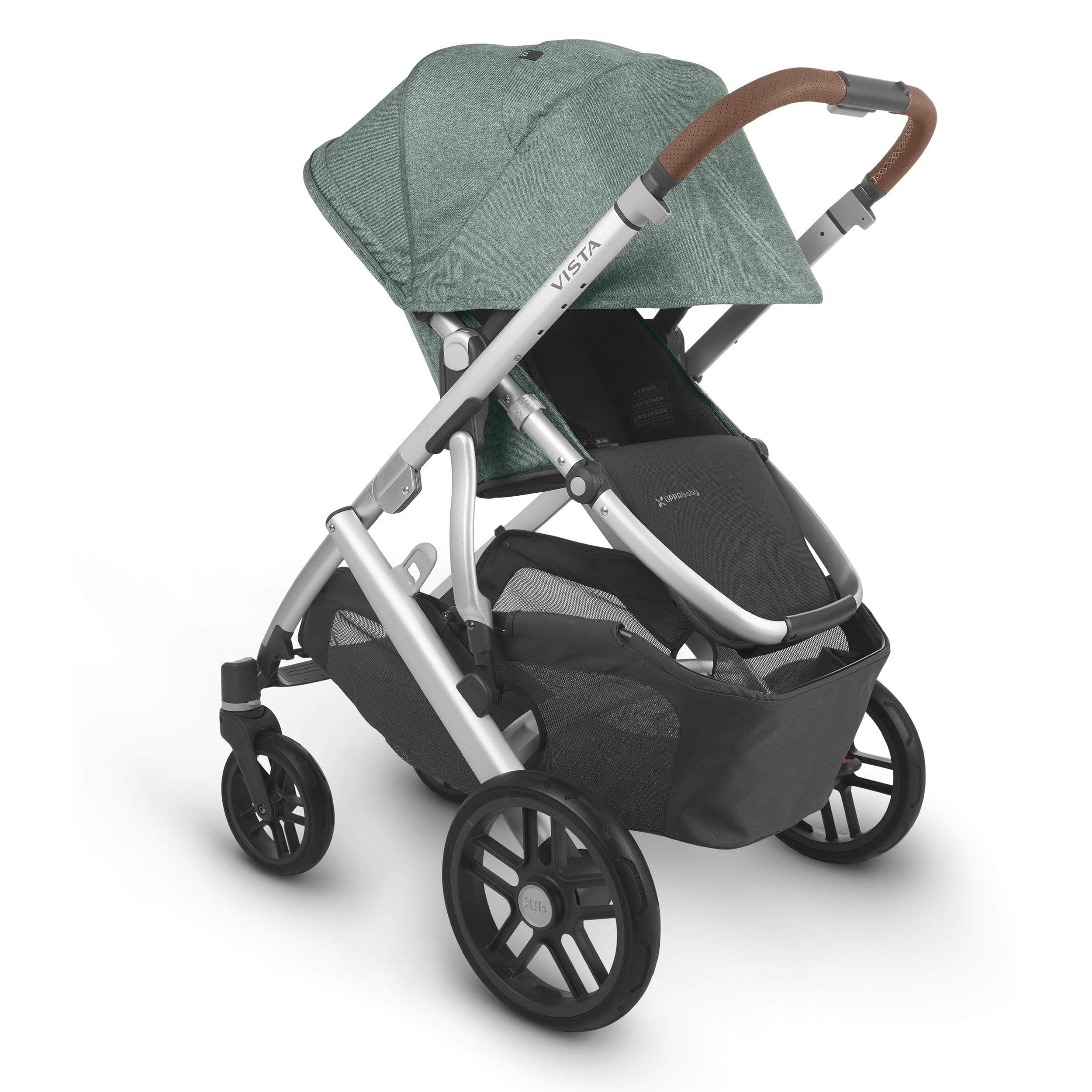 Uppababy vista deals single to double